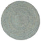 vidaXL - Placemats - 4 - st - rond - 38 - cm - jute - olijfgroen
