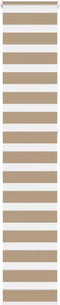 vidaXL - Zebra - Blind - 40x230 - cm - stofbreedte - 35,9 - cm - polyester - zandbruin