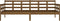 vidaXL - Slaapbank - massief - grenenhout - honingbruin - 80x200 - cm