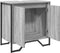 vidaXL - Wastafelkast - 60x35x60 - cm - bewerkt - hout - grijs - sonoma - eikenkleurig