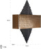 Richmond Wandlamp Loua (Black/gold)
