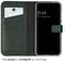 Selencia Samsung Galaxy S24 - Echt Lederen Bookcase - 3 Pashouders - Groen