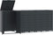 vidaXL - Containerberging - 4 - containers - 276x79x117 - cm - staal - antraciet