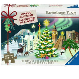 Ravensburger Puzzle-Adventskalender 12004246 - 24 kerstpuzzels van 54 stukjes - meerkleurig