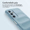iMoshion Hoesje Geschikt voor Samsung Galaxy A14 (5G) / A14 (4G) Hoesje Siliconen - iMoshion EasyGrip Backcover - Lichtblauw