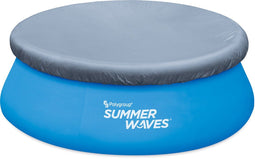 Summer Waves Afdekzeil - Quick Set Zwembad 244 cm - Waterdicht en duurzaam - Zwart