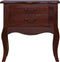 vidaXL - Nachtkastje - 60x30x60 - cm - massief - mahoniehout - klassiek - bruin