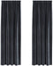 vidaXL - Blackout - Gordijnen - met - Topband - 2 - stuks - Donkergrijs - Velours