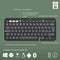 Logitech Pebble Keys 2 K380s - Draadloos Toetsenbord - Bluetooth - Tonal Graphite