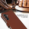 Selencia Samsung Galaxy S23 FE - Echt Lederen Bookcase - 3 Pashouders - Lichtbruin