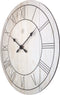 nXt - Wandklok - 40 cm - Hout - Wit - 'Paul'