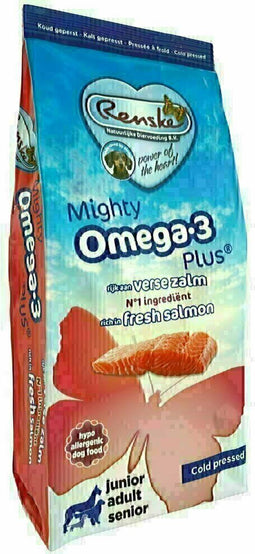 Renske - Mighty Omega Plus Zalm Geperst Hondenvoer
