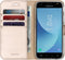 Accezz Samsung Galaxy J3 (2017) - Wallet Softcase Bookcase - 3 pashouders - goud