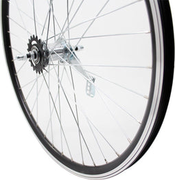 Roland achterwiel 26 x 1.75 - remnaaf Alu V-profil - zwart