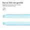 imoshion Tablet Hoes - Geschikt voor iPad Pro 12.9 (2022) / Pro 12.9 (2021) / Pro 12.9 (2020) / Pro 12.9 (2018) - Trifold Hardcase Bookcase - Lichtblauw