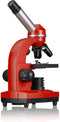 Bresser Junior Biolux SEL - Studenten Microscoop - Barlow Zoom Systeem LED verlichting - Rood