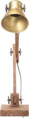 vidaXL Bureaulamp industrieel rond E27 58x18x90 cm messingkleurig