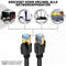 SBVR CAT 8 - Ethernet Kabel - 40 Gbps - Zwart - 1 Meter