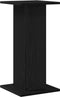 vidaXL - Luidsprekerstands - 2 - stuks - Zwart - Eiken - 30x30x60 - cm - Bewerkt - Hout