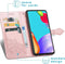 iMoshion Hoesje Geschikt voor Samsung Galaxy A72 Hoesje Met Pasjeshouder - iMoshion Mandala Bookcase - Rosé Goud