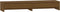 vidaXL - Monitorstandaard - 100x27x15 - cm - massief - grenenhout - honingbruin