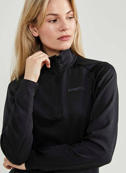 Craft Core Gain - Wintersportpully Dames - Slim fit - Zwart - M