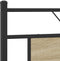vidaXL - Bedframe - zonder - matras - hout - sonoma - eikenkleurig - 183x203 - cm