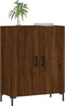 vidaXL - Dressoir - 69,5x34x90 - cm - bewerkt - hout - bruin - eikenkleur