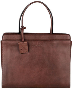 Burkely Suburb Seth - Handbag S - Plantaardig gelooid leer - Bruin