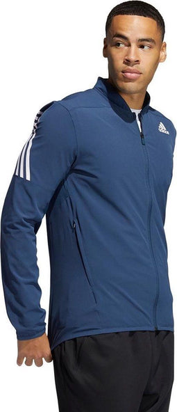 adidas AEROREADY 3-Stripes Sportvest Heren - Stretchy - Blauw/Wit