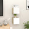 vidaXL - Tv-wandmeubelen - 2 - st - 30,5x30x30 - cm - wit - en - sonoma - eikenkleurig