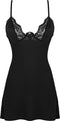 Bellastia Babydoll Met Sexy String - Zwart