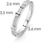 TI SENTO Ring 12149ZI - Zilveren dames ring - Zirkonia - Maat 60