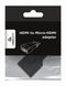 Gembird HDMI(F)-microHDMI(M) - Adapter - Vergulde contacten - Zwart