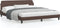 vidaXL - Bedframe - met - hoofdbord - kunstleer - bruin - 180x200 - cm