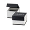 Melano Sarah facet ring - Aanschuifring - Zwart - Maat 50
