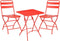 Mica Decorations Evita Bistroset - Set van 3 - Inklapbaar - Rood (set van 3)