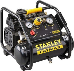 STANLEY WE156/8/6 - Draagbare Compressor - Olievrij - Low Noise - 6 L / 1.5 pk / 8 bar