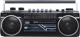 Trevi RR 501 BT - Radio Recorder Stereo - Bluetooth USB SD Cassette - Zwart