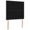 vidaXL - Hoofdbord - met - Diamantblokjes - Donkergrijs - 100 - cm - Velours