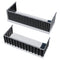 tectake® Balkonscherm - 500 x 90 cm - Weerbestendig - Waterafstotend - Grijs