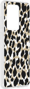 Hoesje Siliconen Geschikt voor Samsung Galaxy S20 Ultra - Design Backcover siliconen - Meerkleurig / Panther Black / Gold