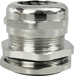 TRU COMPONENTS TC-10302852 Wartel M40 Messing (vernikkeld) Metaal 1 stuk(s)