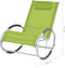 vidaXL - Tuinschommelstoel - textileen - groen