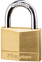 MasterLock 140EURSIX - Hangsloten - 40mm massief koper - Set van 6