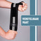 Umbro Wrist Wraps - Polsbeschermers met Duimband - Krachttraining en Fitness - Wit/Zwart (2 stuks)