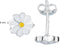 Lilly 106.6200.00 - Oorknoppen - 925 Sterling Zilver - Bloem met emaille