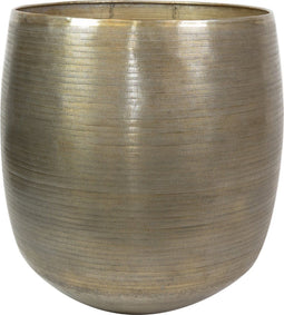 Ter Steege Bloempot Aluminium Goud D 50 cm H 47 cm