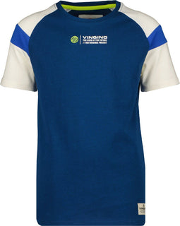 Vingino HAKKI - Jongens T-shirt - Katoen - Blauw - Maat 176