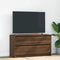 vidaXL - Tv-meubel - 100x35x54 - cm - bewerkt - hout - bruin - eikenkleur